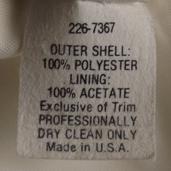 Vintage WEDDING Dress, 0 Petite, Satin/Beaded, Removable Bustle, long sleeve - Picture 15 of 15